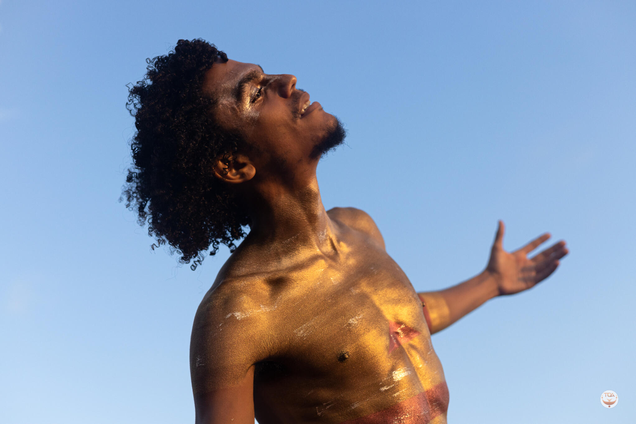 Smiley Rojas — golden portrait